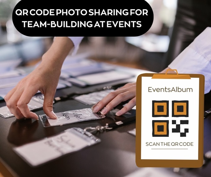 QR Code name tags at event